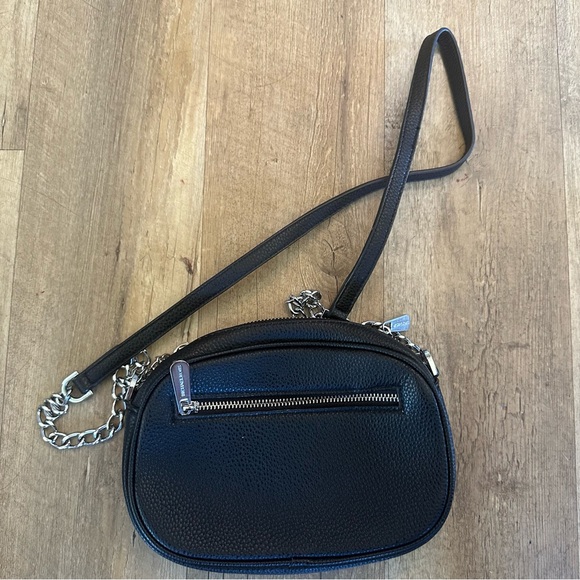 Michael Kors Pebbled Leather Oval Camera Crossbody Bag - Picture 4 of 9